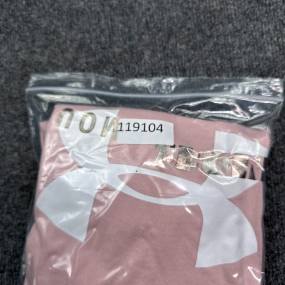 Under Armour Hoodie Womens Size XS Pink High Neck Pullover Sweatshirt Loose Fit - Picture 12 of 12